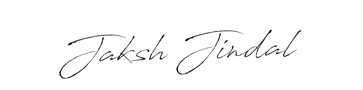 Create a beautiful signature design for name Jaksh Jindal. With this signature (Antro_Vectra) fonts, you can make a handwritten signature for free. Jaksh Jindal signature style 6 images and pictures png