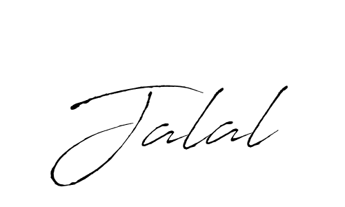 Design your own signature with our free online signature maker. With this signature software, you can create a handwritten (Antro_Vectra) signature for name Jalal. Jalal signature style 6 images and pictures png