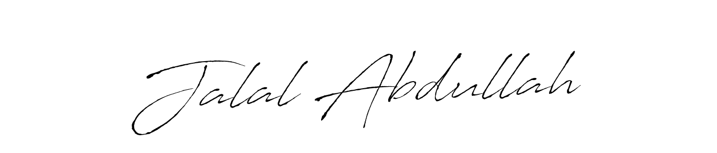 You should practise on your own different ways (Antro_Vectra) to write your name (Jalal Abdullah) in signature. don't let someone else do it for you. Jalal Abdullah signature style 6 images and pictures png