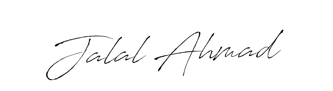 Jalal Ahmad stylish signature style. Best Handwritten Sign (Antro_Vectra) for my name. Handwritten Signature Collection Ideas for my name Jalal Ahmad. Jalal Ahmad signature style 6 images and pictures png