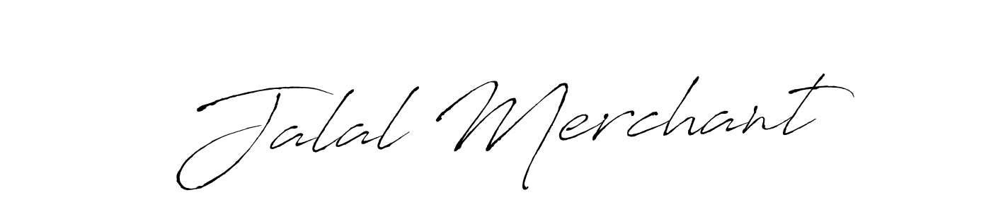 Create a beautiful signature design for name Jalal Merchant. With this signature (Antro_Vectra) fonts, you can make a handwritten signature for free. Jalal Merchant signature style 6 images and pictures png