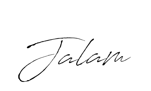 Jalam stylish signature style. Best Handwritten Sign (Antro_Vectra) for my name. Handwritten Signature Collection Ideas for my name Jalam. Jalam signature style 6 images and pictures png