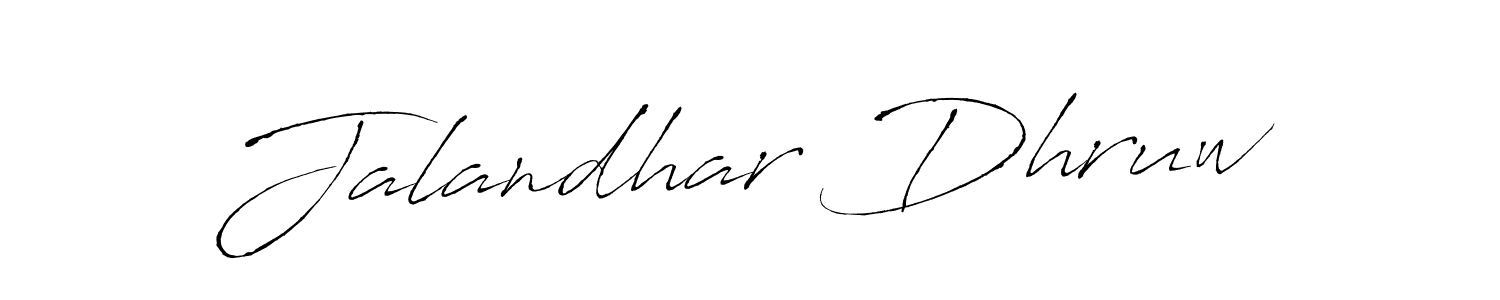 The best way (Antro_Vectra) to make a short signature is to pick only two or three words in your name. The name Jalandhar Dhruw include a total of six letters. For converting this name. Jalandhar Dhruw signature style 6 images and pictures png