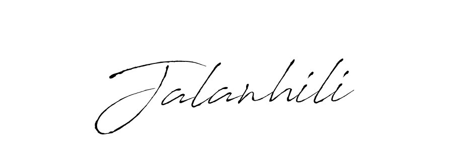 Use a signature maker to create a handwritten signature online. With this signature software, you can design (Antro_Vectra) your own signature for name Jalanhili. Jalanhili signature style 6 images and pictures png