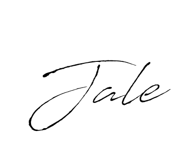 Jale stylish signature style. Best Handwritten Sign (Antro_Vectra) for my name. Handwritten Signature Collection Ideas for my name Jale. Jale signature style 6 images and pictures png