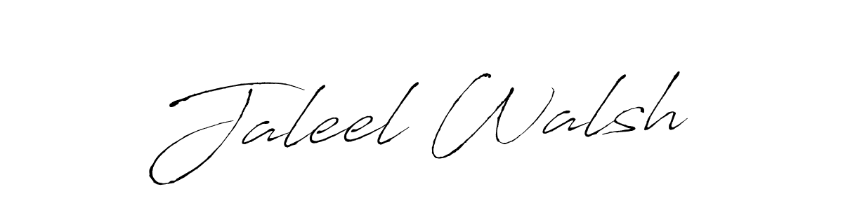 This is the best signature style for the Jaleel Walsh name. Also you like these signature font (Antro_Vectra). Mix name signature. Jaleel Walsh signature style 6 images and pictures png