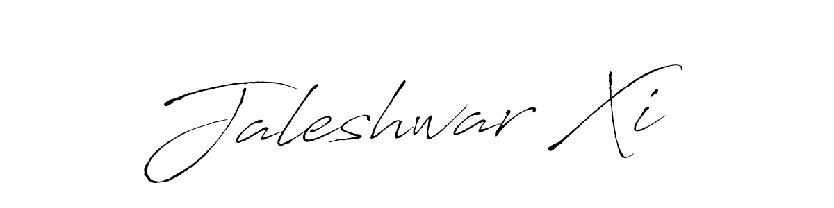 Design your own signature with our free online signature maker. With this signature software, you can create a handwritten (Antro_Vectra) signature for name Jaleshwar Xi. Jaleshwar Xi signature style 6 images and pictures png