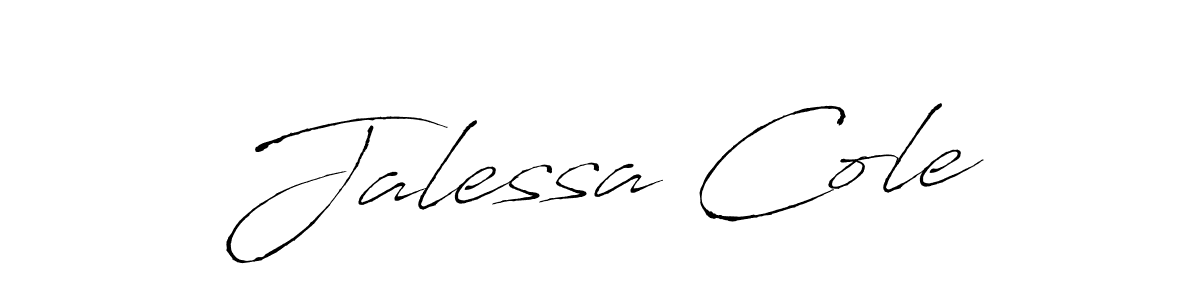 Use a signature maker to create a handwritten signature online. With this signature software, you can design (Antro_Vectra) your own signature for name Jalessa Cole. Jalessa Cole signature style 6 images and pictures png