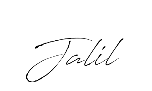 if you are searching for the best signature style for your name Jalil. so please give up your signature search. here we have designed multiple signature styles  using Antro_Vectra. Jalil signature style 6 images and pictures png