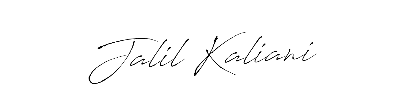 It looks lik you need a new signature style for name Jalil Kaliani. Design unique handwritten (Antro_Vectra) signature with our free signature maker in just a few clicks. Jalil Kaliani signature style 6 images and pictures png