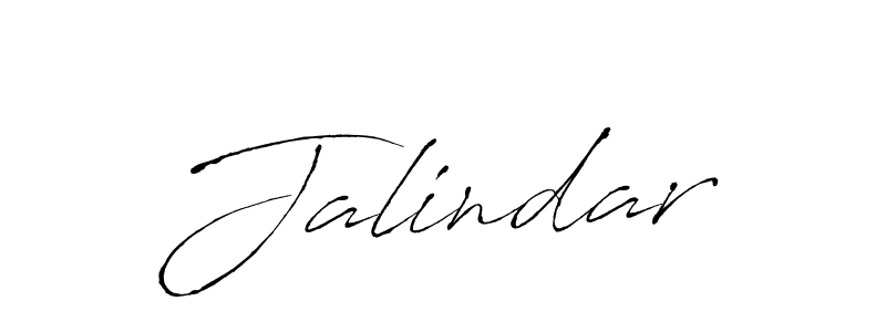 Make a beautiful signature design for name Jalindar. With this signature (Antro_Vectra) style, you can create a handwritten signature for free. Jalindar signature style 6 images and pictures png