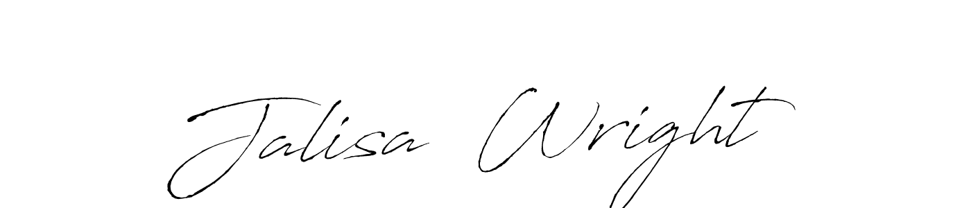 Make a beautiful signature design for name Jalisa  Wright. With this signature (Antro_Vectra) style, you can create a handwritten signature for free. Jalisa  Wright signature style 6 images and pictures png