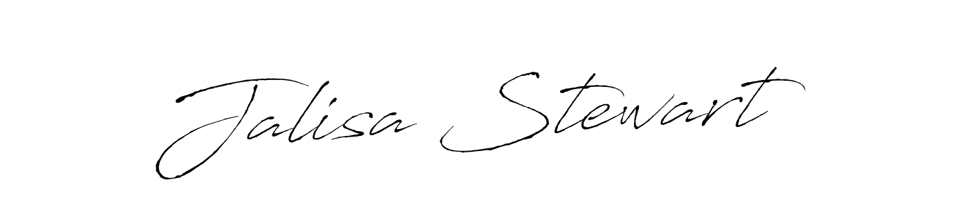 Make a beautiful signature design for name Jalisa Stewart. With this signature (Antro_Vectra) style, you can create a handwritten signature for free. Jalisa Stewart signature style 6 images and pictures png