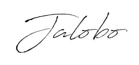 Give your name Jalobo an exquisite flair with the Antro_Vectra script font. Ideal for contracts, resumes, and formal letterheads. Jalobo signature style 6 images and pictures png