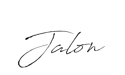 Create a beautiful signature design for name Jalon. With this signature (Antro_Vectra) fonts, you can make a handwritten signature for free. Jalon signature style 6 images and pictures png