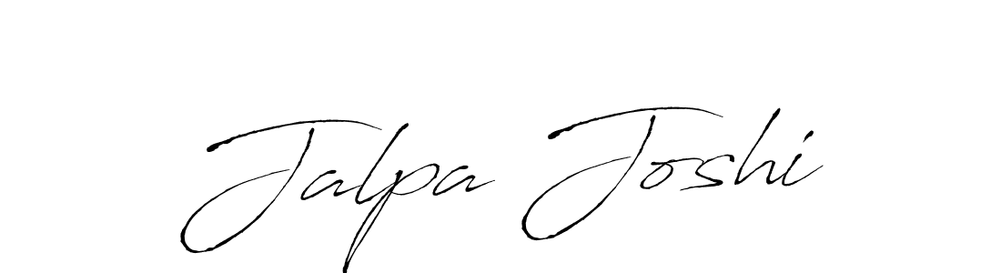 Design your own signature with our free online signature maker. With this signature software, you can create a handwritten (Antro_Vectra) signature for name Jalpa Joshi. Jalpa Joshi signature style 6 images and pictures png