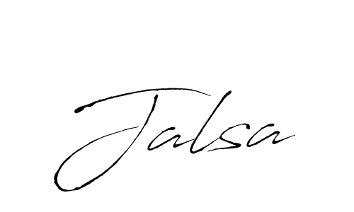 Jalsa stylish signature style. Best Handwritten Sign (Antro_Vectra) for my name. Handwritten Signature Collection Ideas for my name Jalsa. Jalsa signature style 6 images and pictures png