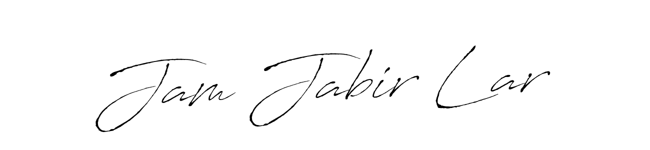 Jam Jabir Lar stylish signature style. Best Handwritten Sign (Antro_Vectra) for my name. Handwritten Signature Collection Ideas for my name Jam Jabir Lar. Jam Jabir Lar signature style 6 images and pictures png