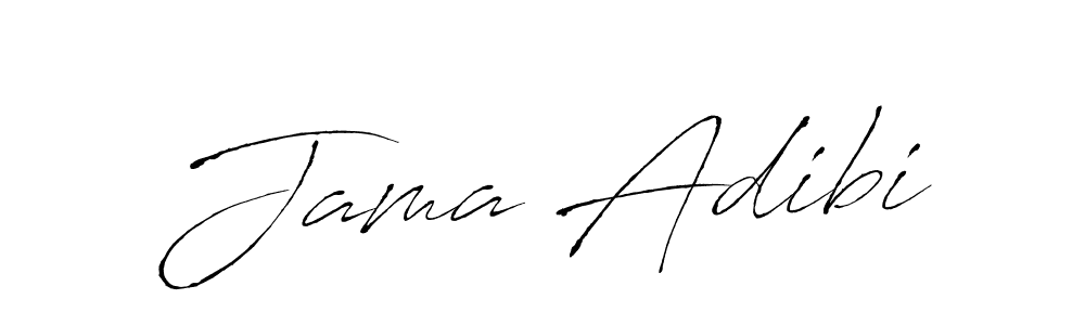 Antro_Vectra is a professional signature style that is perfect for those who want to add a touch of class to their signature. It is also a great choice for those who want to make their signature more unique. Get Jama Adibi name to fancy signature for free. Jama Adibi signature style 6 images and pictures png