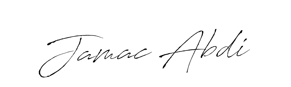 You can use this online signature creator to create a handwritten signature for the name Jamac Abdi. This is the best online autograph maker. Jamac Abdi signature style 6 images and pictures png