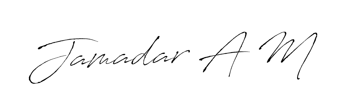 Best and Professional Signature Style for Jamadar A M. Antro_Vectra Best Signature Style Collection. Jamadar A M signature style 6 images and pictures png