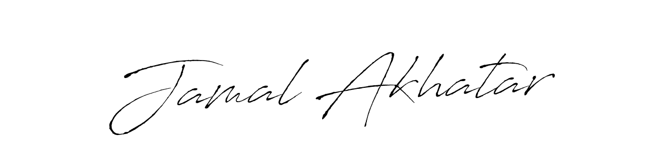 Create a beautiful signature design for name Jamal Akhatar. With this signature (Antro_Vectra) fonts, you can make a handwritten signature for free. Jamal Akhatar signature style 6 images and pictures png