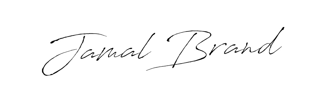 How to make Jamal Brand name signature. Use Antro_Vectra style for creating short signs online. This is the latest handwritten sign. Jamal Brand signature style 6 images and pictures png