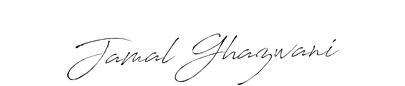 Use a signature maker to create a handwritten signature online. With this signature software, you can design (Antro_Vectra) your own signature for name Jamal Ghazwani. Jamal Ghazwani signature style 6 images and pictures png