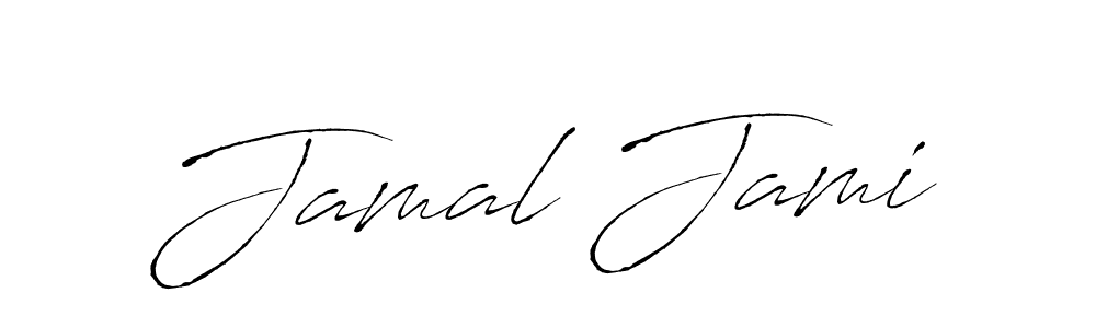 Make a beautiful signature design for name Jamal Jami. With this signature (Antro_Vectra) style, you can create a handwritten signature for free. Jamal Jami signature style 6 images and pictures png