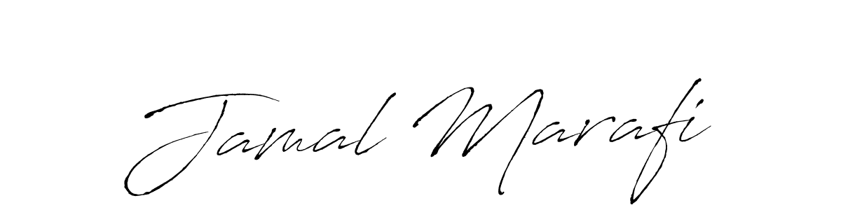 Jamal Marafi stylish signature style. Best Handwritten Sign (Antro_Vectra) for my name. Handwritten Signature Collection Ideas for my name Jamal Marafi. Jamal Marafi signature style 6 images and pictures png