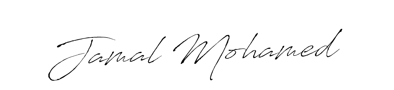 Make a beautiful signature design for name Jamal Mohamed. With this signature (Antro_Vectra) style, you can create a handwritten signature for free. Jamal Mohamed signature style 6 images and pictures png