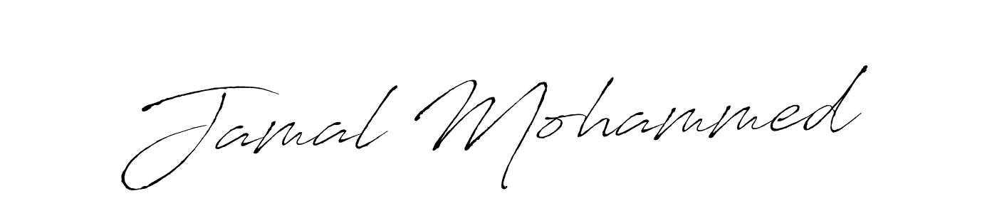 Design your own signature with our free online signature maker. With this signature software, you can create a handwritten (Antro_Vectra) signature for name Jamal Mohammed. Jamal Mohammed signature style 6 images and pictures png