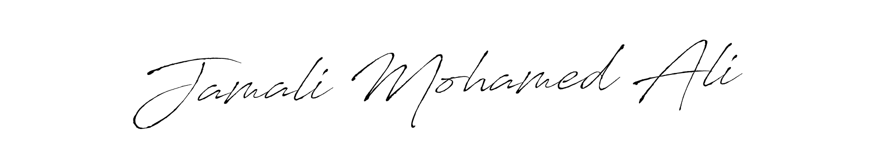 Jamali Mohamed Ali stylish signature style. Best Handwritten Sign (Antro_Vectra) for my name. Handwritten Signature Collection Ideas for my name Jamali Mohamed Ali. Jamali Mohamed Ali signature style 6 images and pictures png