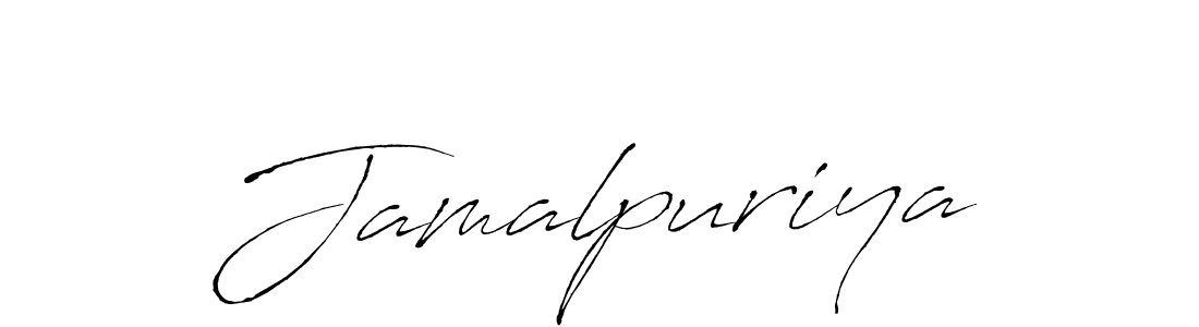 How to make Jamalpuriya signature? Antro_Vectra is a professional autograph style. Create handwritten signature for Jamalpuriya name. Jamalpuriya signature style 6 images and pictures png