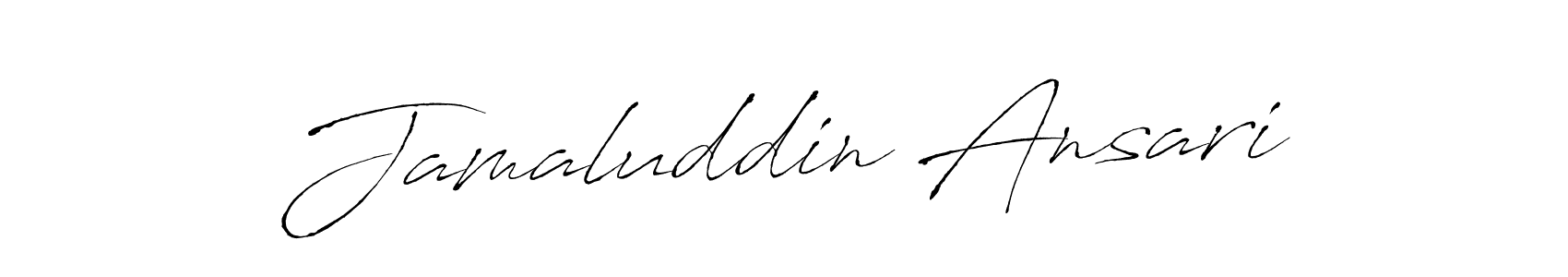 Jamaluddin Ansari stylish signature style. Best Handwritten Sign (Antro_Vectra) for my name. Handwritten Signature Collection Ideas for my name Jamaluddin Ansari. Jamaluddin Ansari signature style 6 images and pictures png