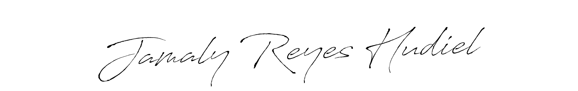 Make a beautiful signature design for name Jamaly Reyes Hudiel. With this signature (Antro_Vectra) style, you can create a handwritten signature for free. Jamaly Reyes Hudiel signature style 6 images and pictures png