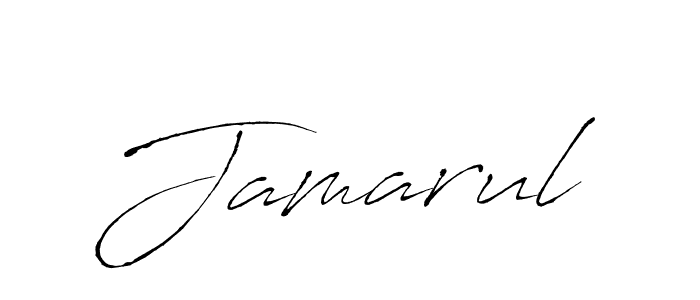 Use a signature maker to create a handwritten signature online. With this signature software, you can design (Antro_Vectra) your own signature for name Jamarul. Jamarul signature style 6 images and pictures png