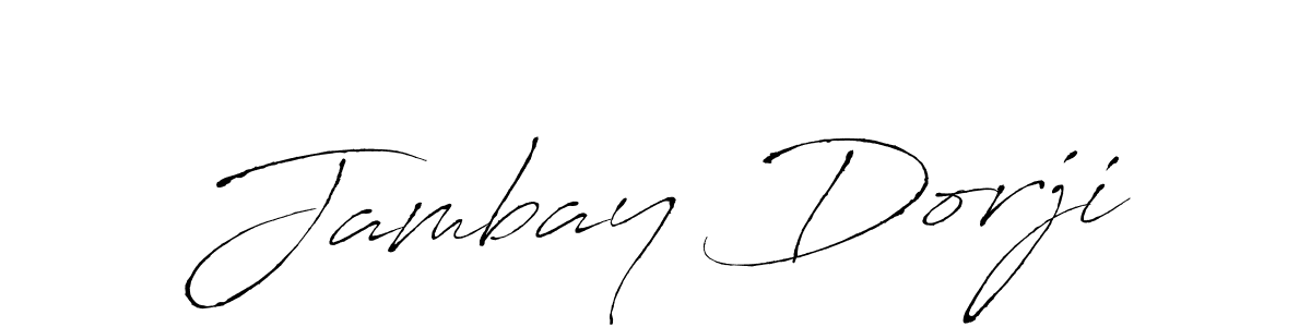 How to make Jambay Dorji name signature. Use Antro_Vectra style for creating short signs online. This is the latest handwritten sign. Jambay Dorji signature style 6 images and pictures png