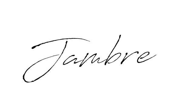 You should practise on your own different ways (Antro_Vectra) to write your name (Jambre) in signature. don't let someone else do it for you. Jambre signature style 6 images and pictures png