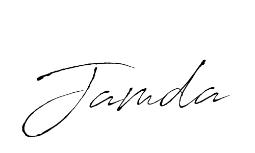 You should practise on your own different ways (Antro_Vectra) to write your name (Jamda) in signature. don't let someone else do it for you. Jamda signature style 6 images and pictures png