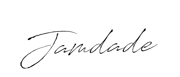 It looks lik you need a new signature style for name Jamdade. Design unique handwritten (Antro_Vectra) signature with our free signature maker in just a few clicks. Jamdade signature style 6 images and pictures png