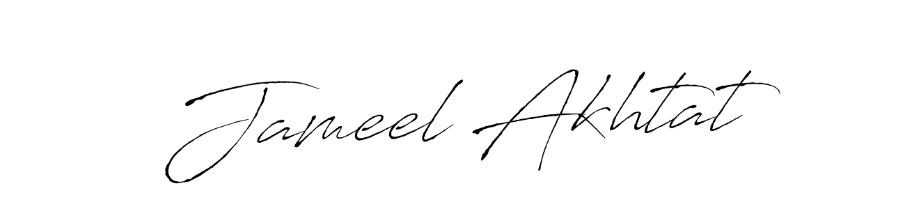 Antro_Vectra is a professional signature style that is perfect for those who want to add a touch of class to their signature. It is also a great choice for those who want to make their signature more unique. Get Jameel Akhtat name to fancy signature for free. Jameel Akhtat signature style 6 images and pictures png