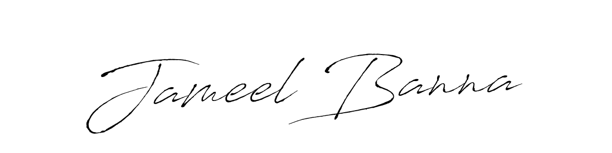 Make a beautiful signature design for name Jameel Banna. Use this online signature maker to create a handwritten signature for free. Jameel Banna signature style 6 images and pictures png