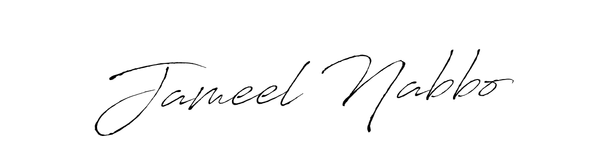 Make a beautiful signature design for name Jameel Nabbo. Use this online signature maker to create a handwritten signature for free. Jameel Nabbo signature style 6 images and pictures png