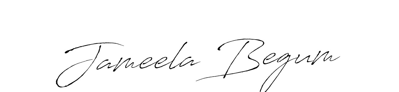 Jameela Begum stylish signature style. Best Handwritten Sign (Antro_Vectra) for my name. Handwritten Signature Collection Ideas for my name Jameela Begum. Jameela Begum signature style 6 images and pictures png