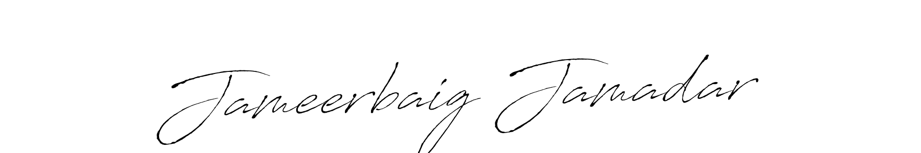 Create a beautiful signature design for name Jameerbaig Jamadar. With this signature (Antro_Vectra) fonts, you can make a handwritten signature for free. Jameerbaig Jamadar signature style 6 images and pictures png