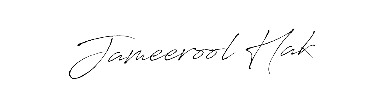 Jameerool Hak stylish signature style. Best Handwritten Sign (Antro_Vectra) for my name. Handwritten Signature Collection Ideas for my name Jameerool Hak. Jameerool Hak signature style 6 images and pictures png