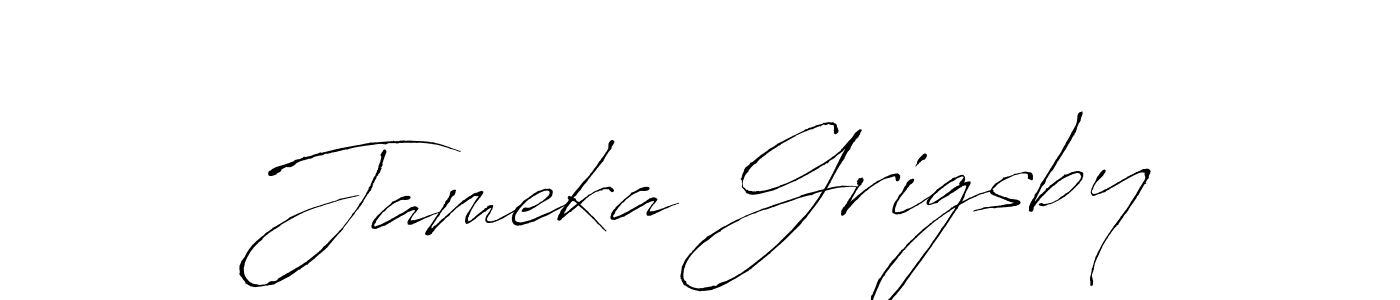 It looks lik you need a new signature style for name Jameka Grigsby. Design unique handwritten (Antro_Vectra) signature with our free signature maker in just a few clicks. Jameka Grigsby signature style 6 images and pictures png