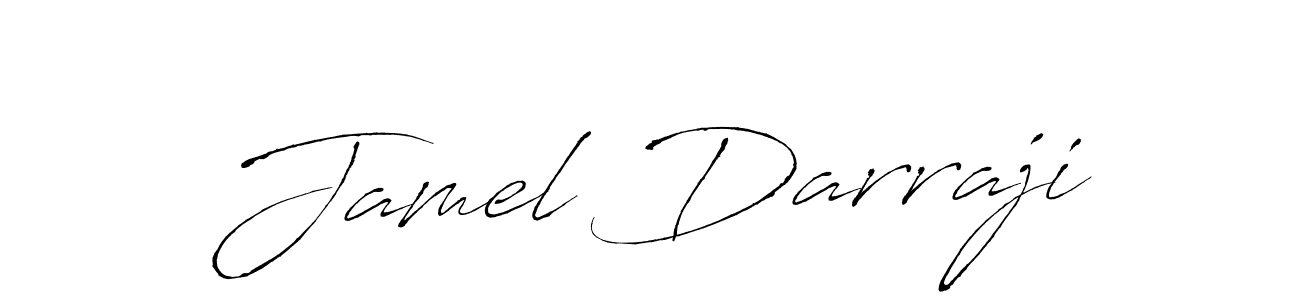 Use a signature maker to create a handwritten signature online. With this signature software, you can design (Antro_Vectra) your own signature for name Jamel Darraji. Jamel Darraji signature style 6 images and pictures png