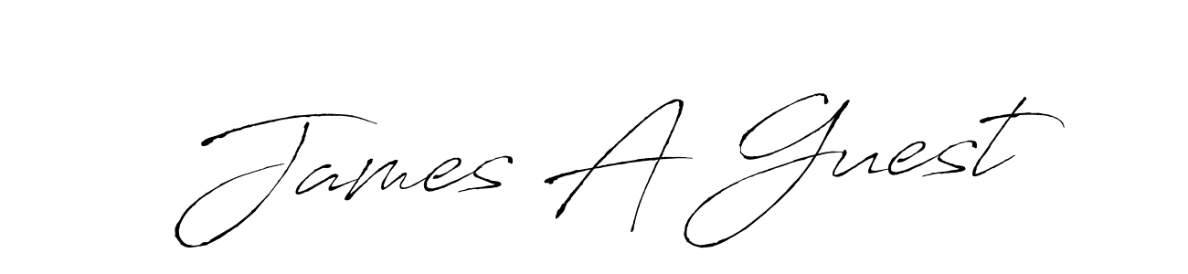 This is the best signature style for the James A Guest name. Also you like these signature font (Antro_Vectra). Mix name signature. James A Guest signature style 6 images and pictures png
